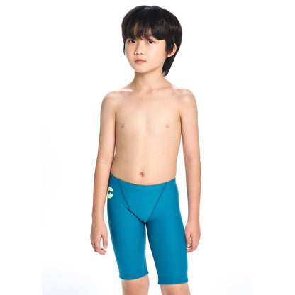 男童蓝色专业泳裤