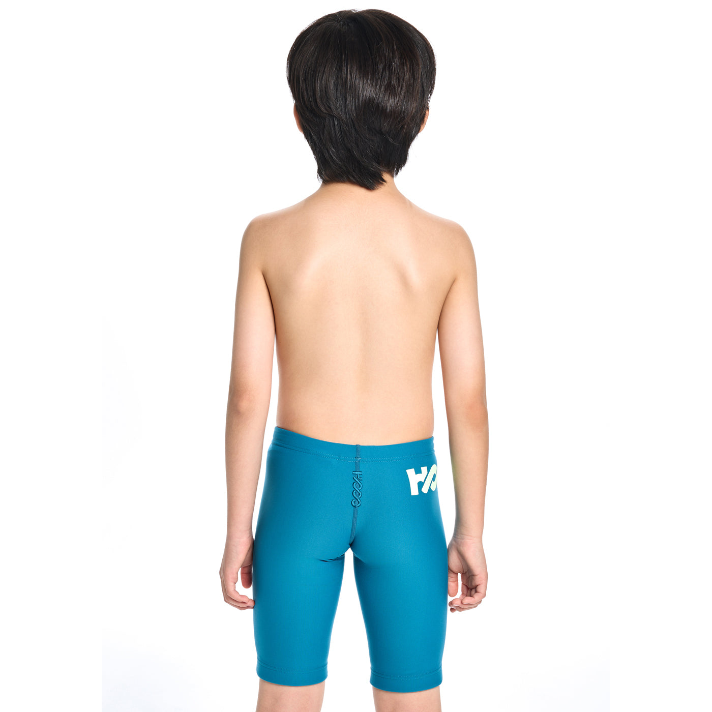 男童蓝色专业泳裤