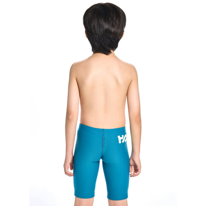 男童蓝色专业泳裤