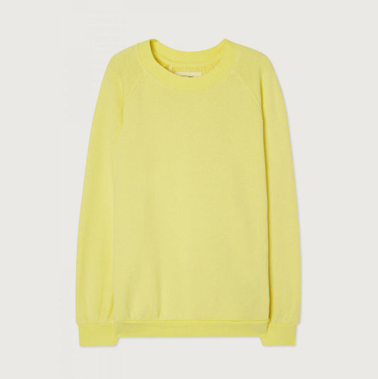 儿童柠檬黄色棉卫衣