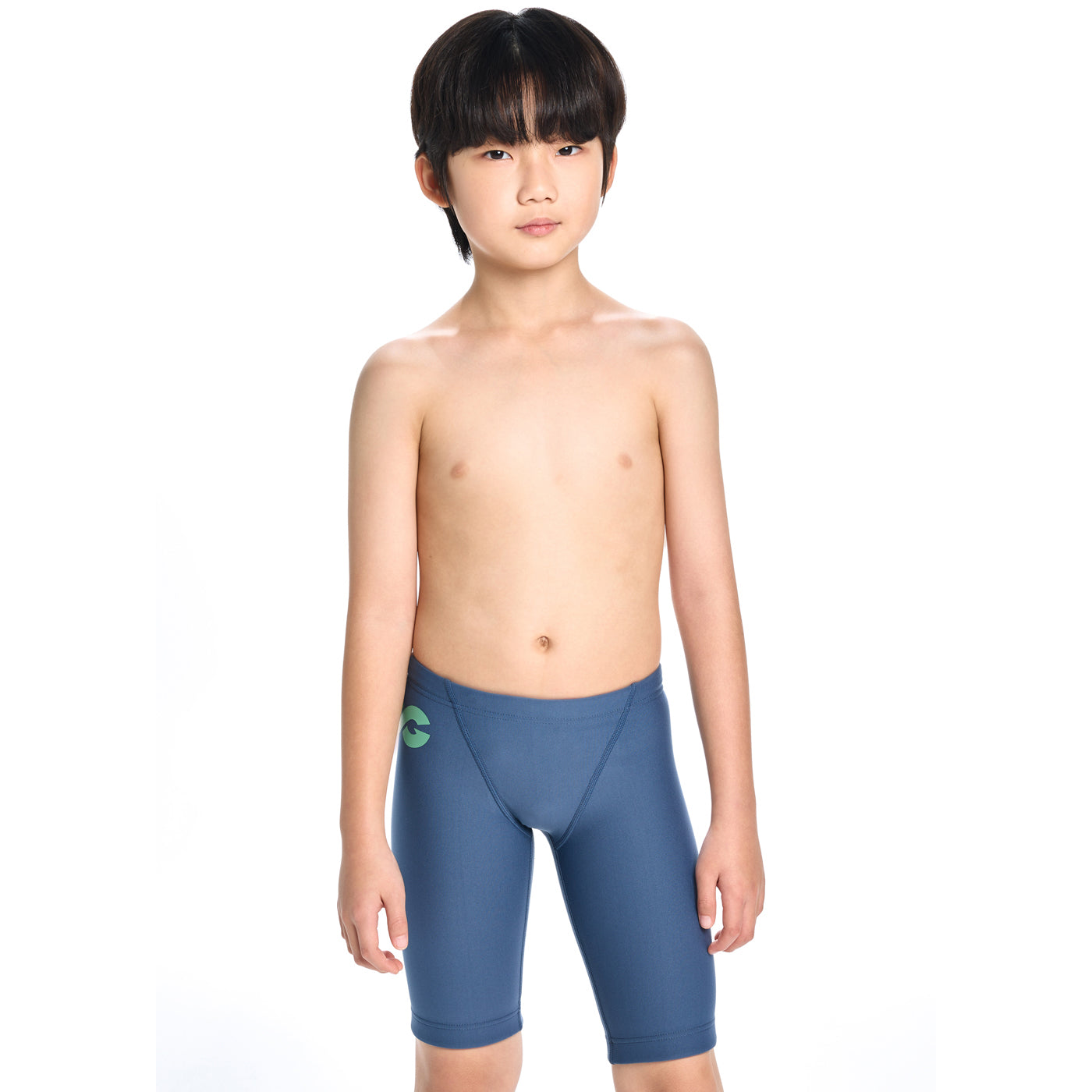 男童藏蓝色专业泳裤
