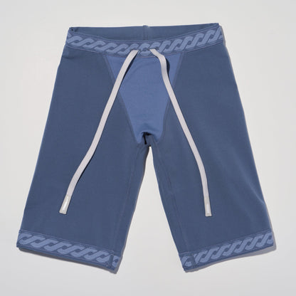 男童藏蓝色专业泳裤