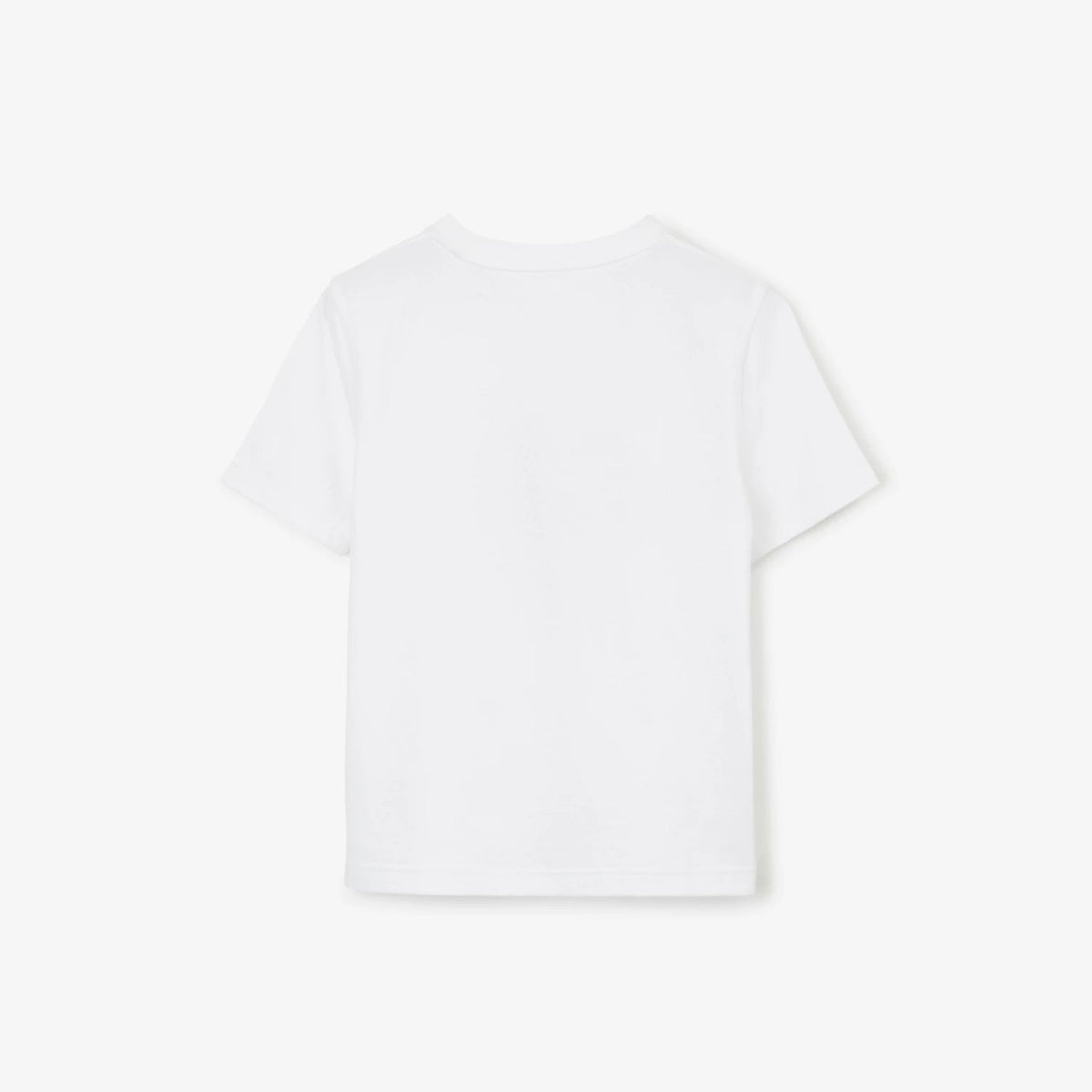 儿童白色印花棉T恤