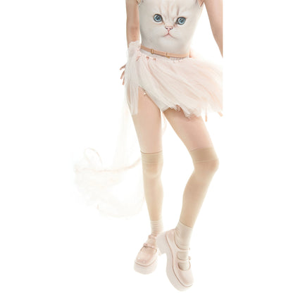 女童淡粉色芭蕾舞TuTu裙