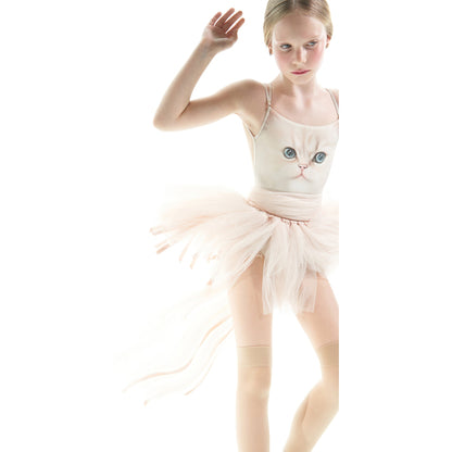 女童淡粉色芭蕾舞TuTu裙