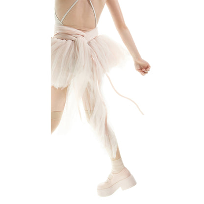 女童淡粉色芭蕾舞TuTu裙