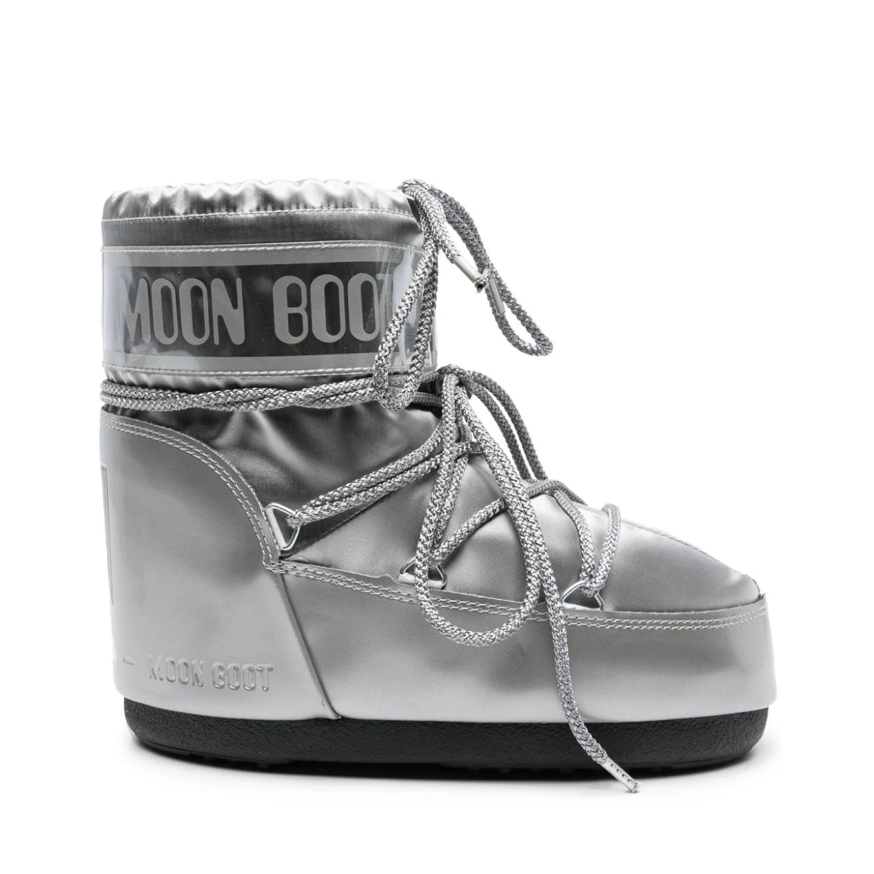 女士银色"ICON LOW"短筒靴