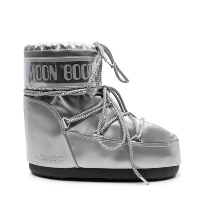 女士银色"ICON LOW"短筒靴