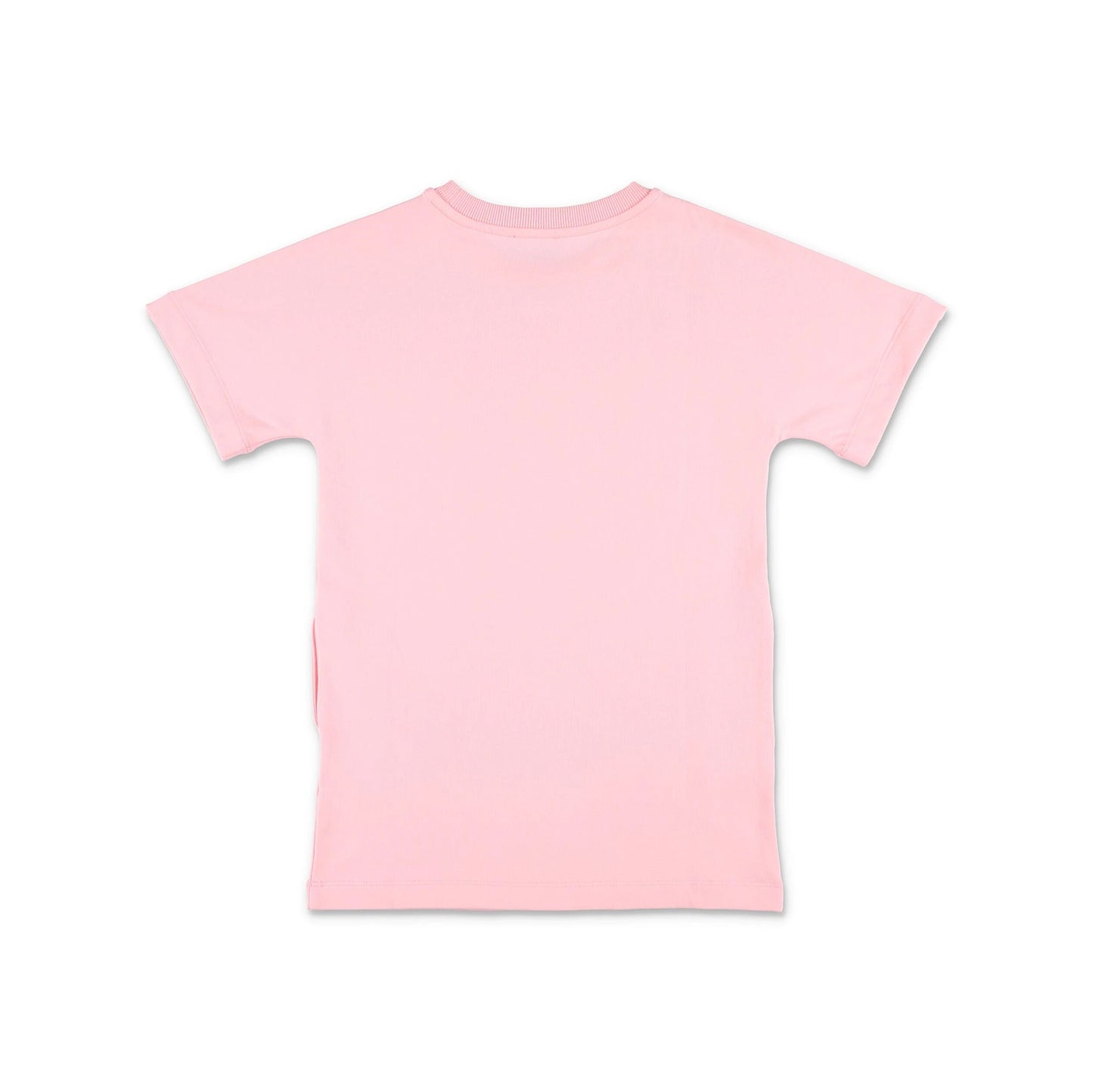 女童粉色Logo棉连衣裙