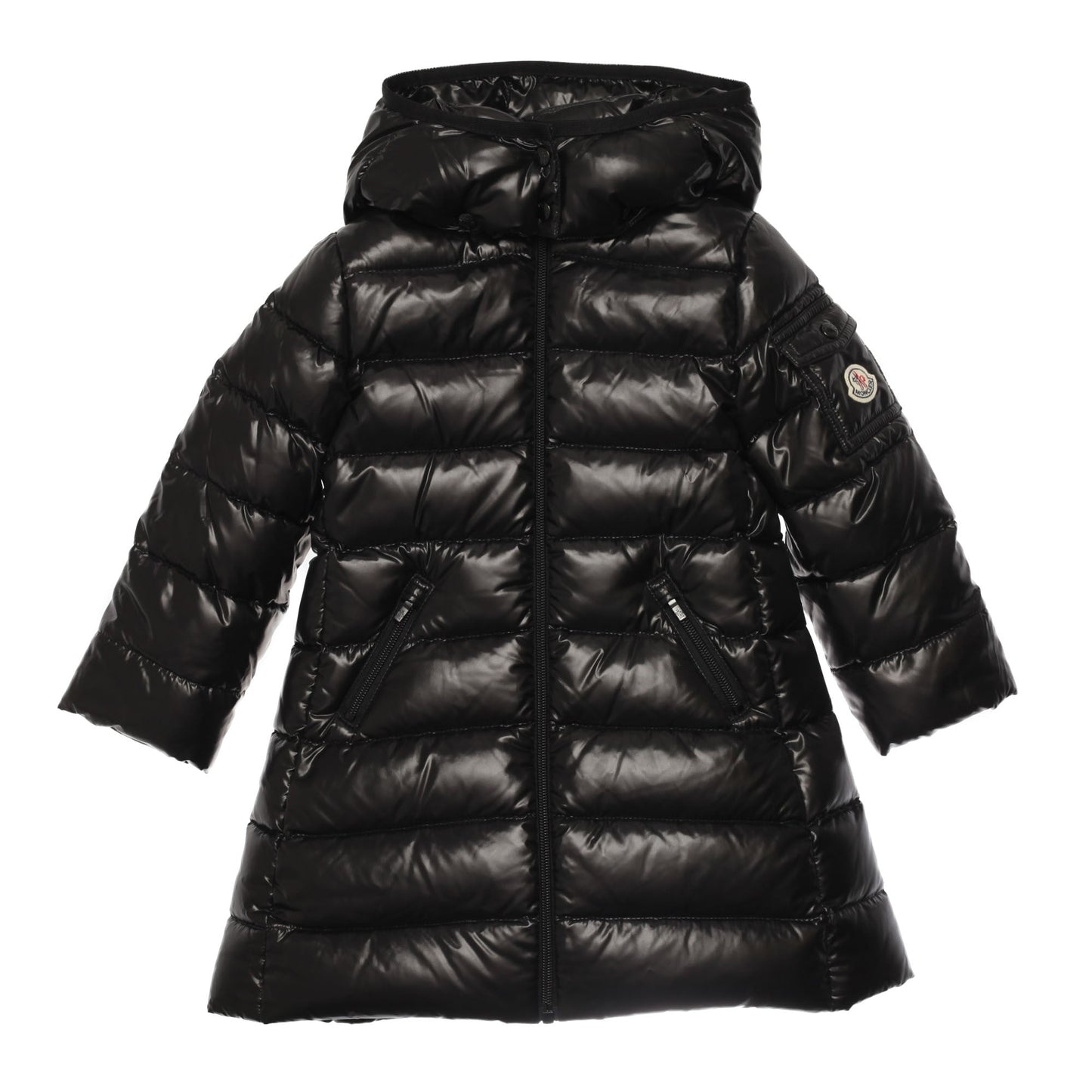 Girls Black Padded Down 'Moka' Coat