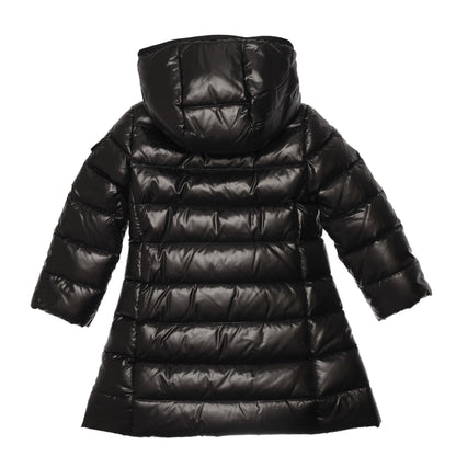 Girls Black Padded Down 'Moka' Coat