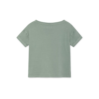 Girls & Boys Purple Plumeria Organic Cotton T-shirt