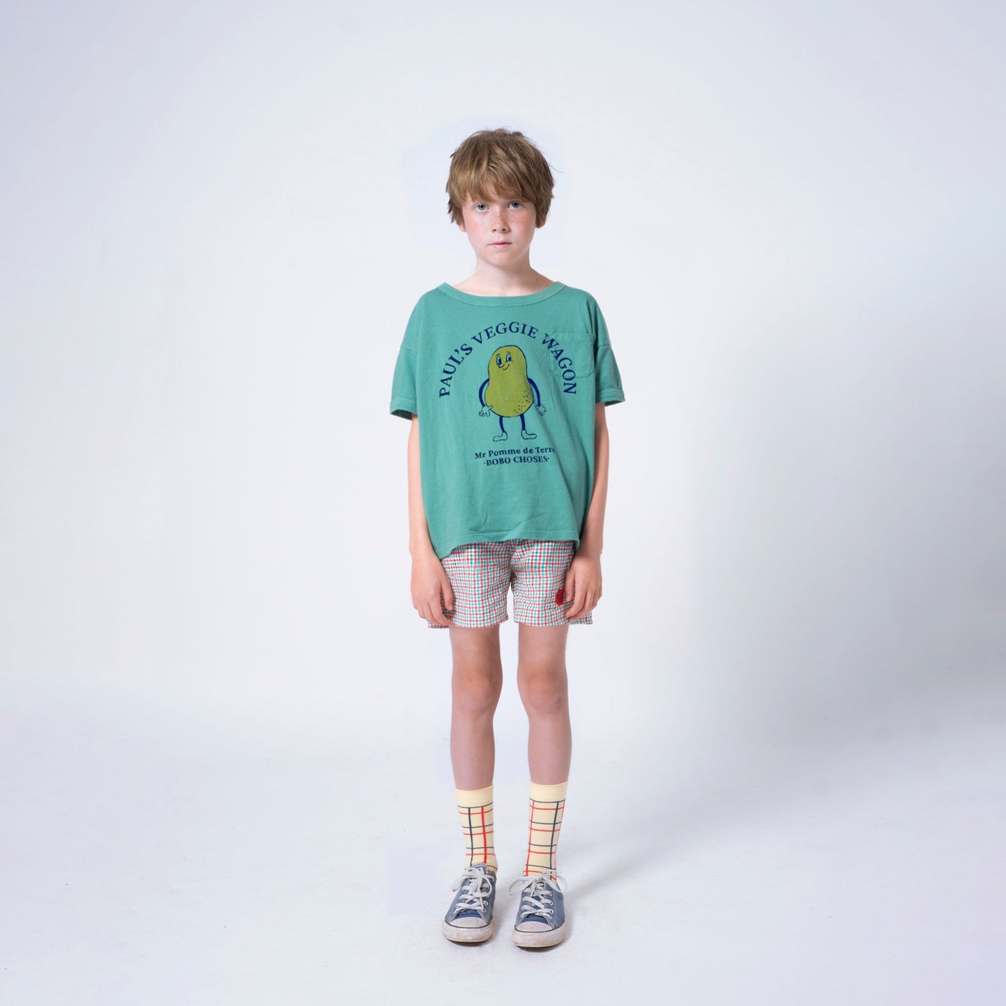 Boys & Girls Frosty Spruce Organic Cotton T-shirt