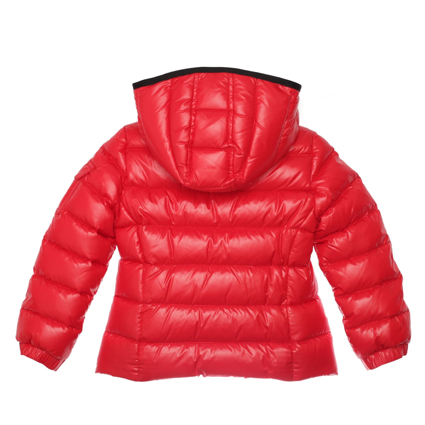 Girls Red Hooded 'Bady' Padded Down Jacket