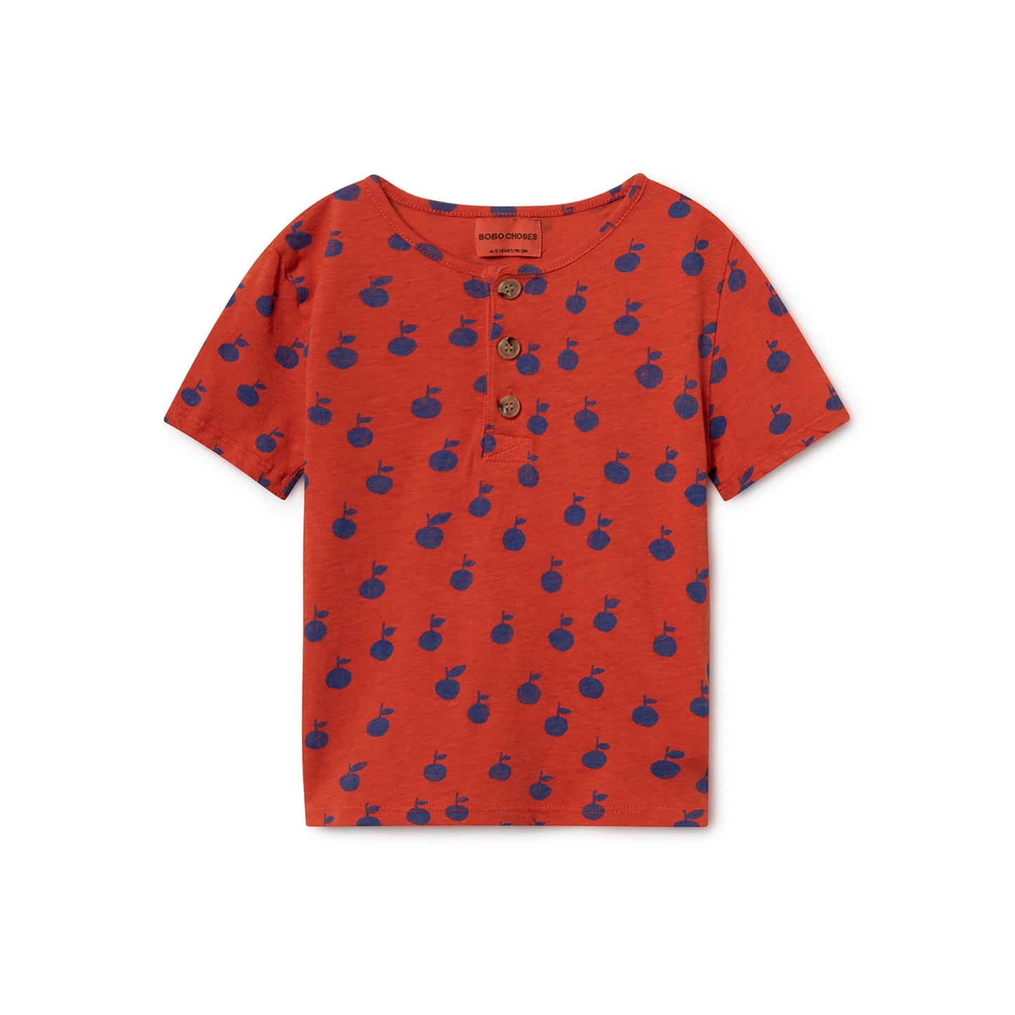 Girls Red Clay Cotton T-shirt