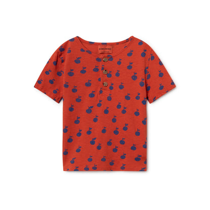 Girls Red Clay Cotton T-shirt