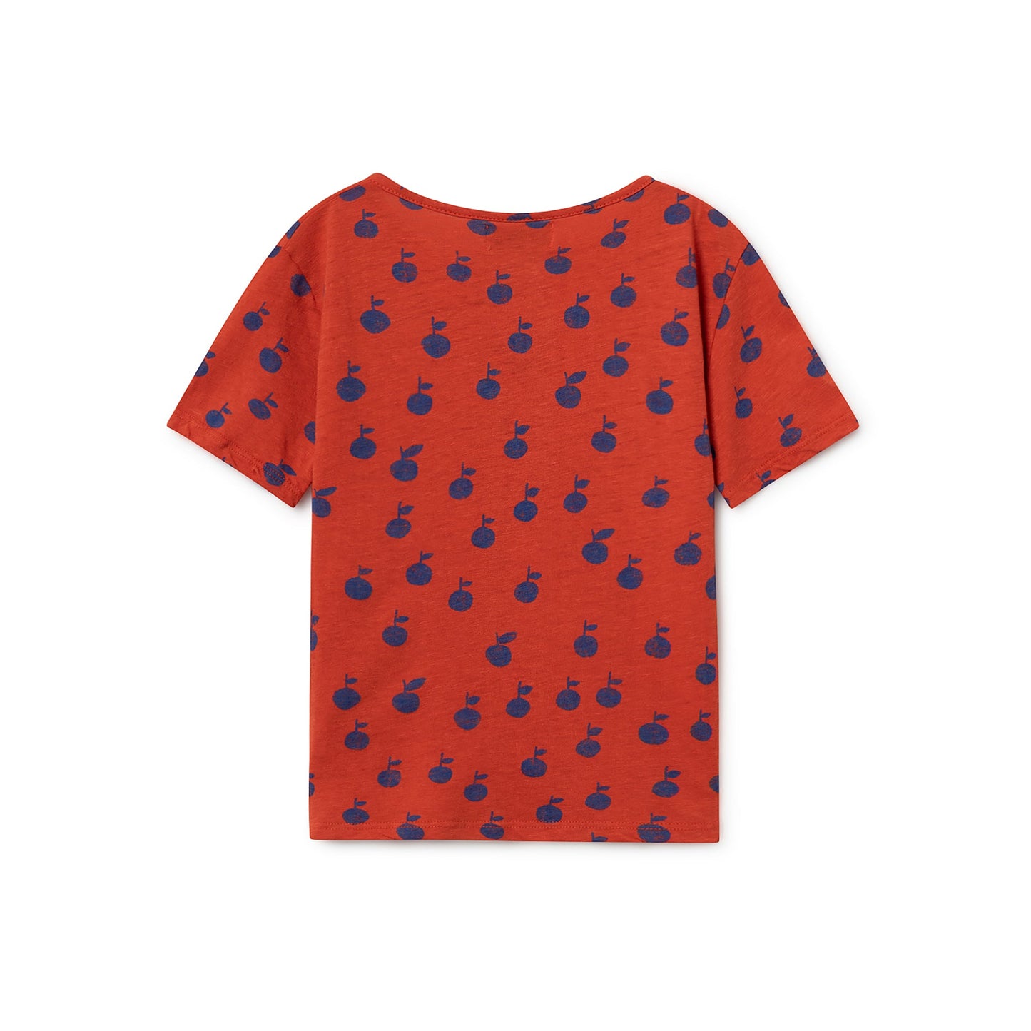 Girls Red Clay Cotton T-shirt