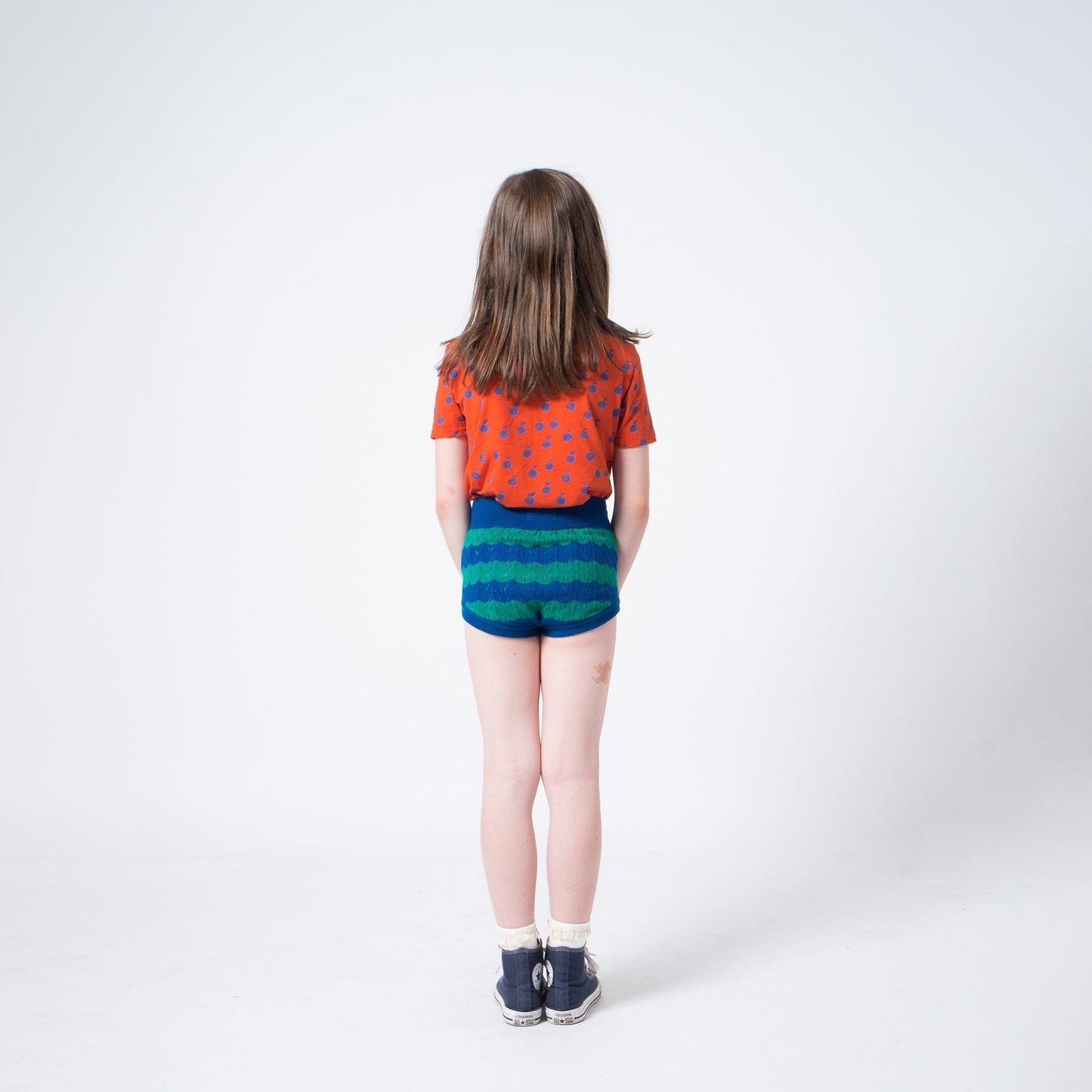 Girls Red Clay Cotton T-shirt