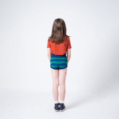 Girls Red Clay Cotton T-shirt