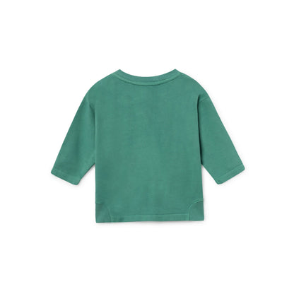 Baby Frosty Spruce Orange Cotton Sweatshirt