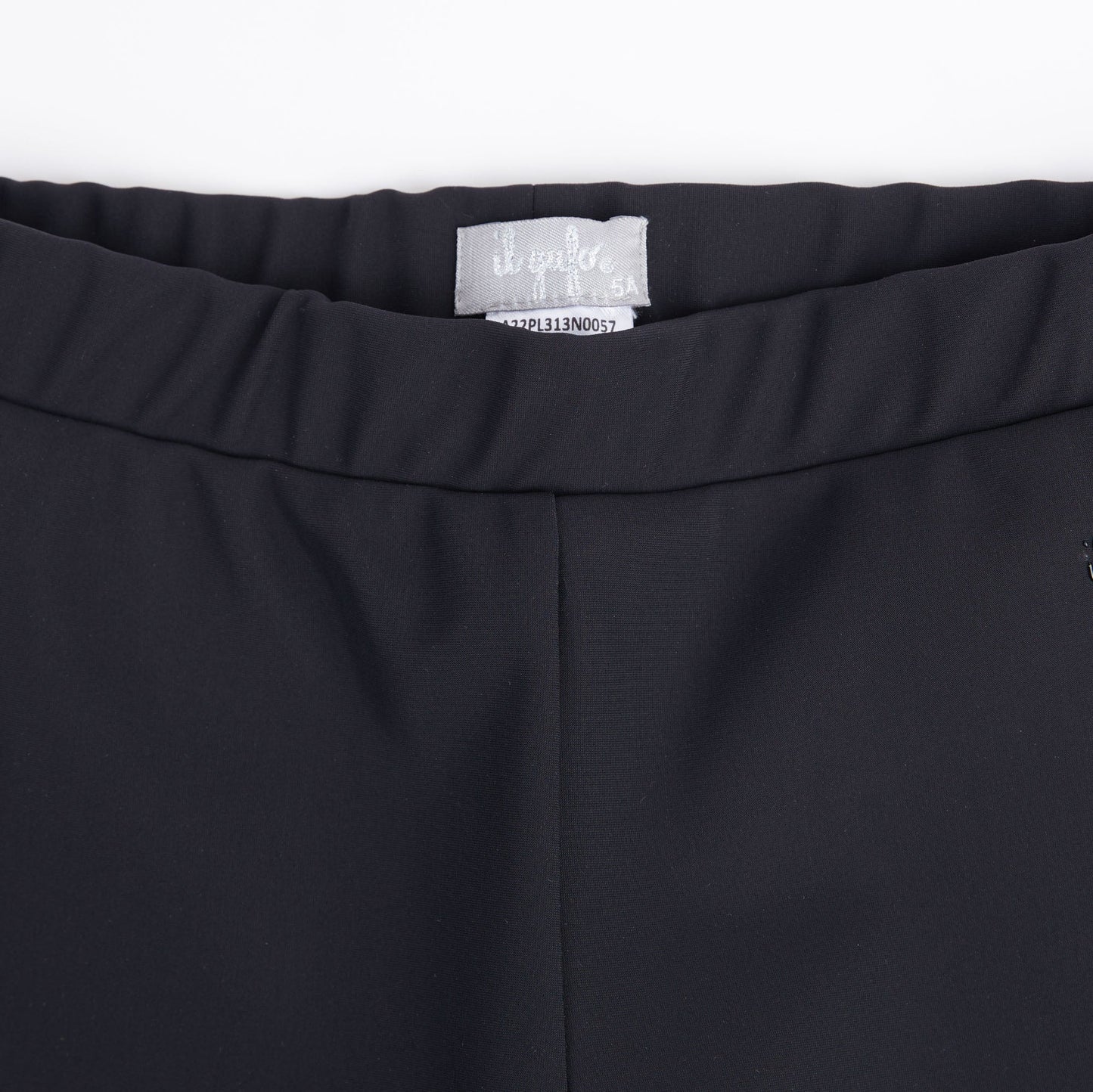 女童黑色Logo长裤