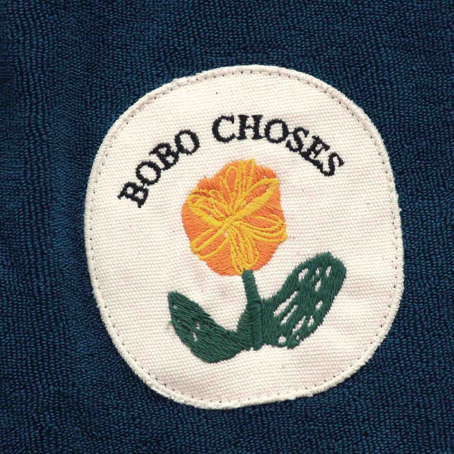 女童蓝色花朵棉短裙