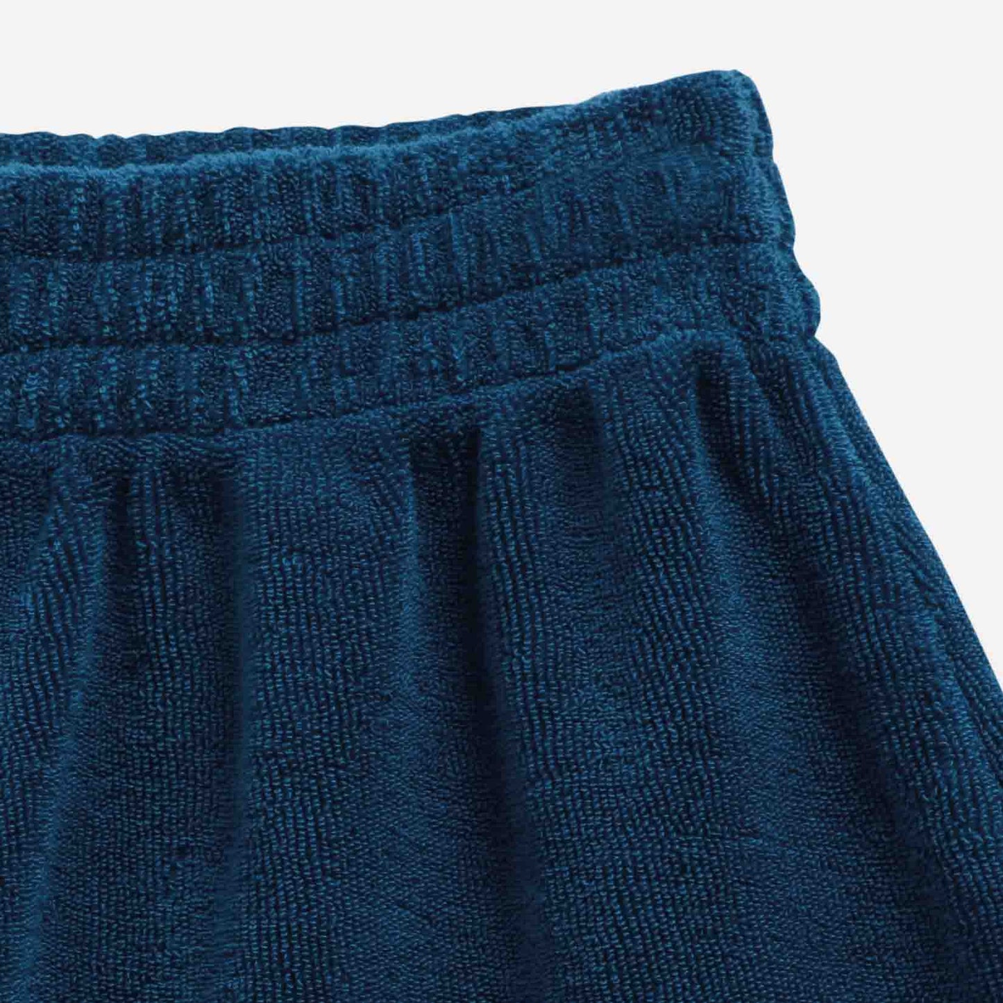 女童蓝色花朵棉短裙