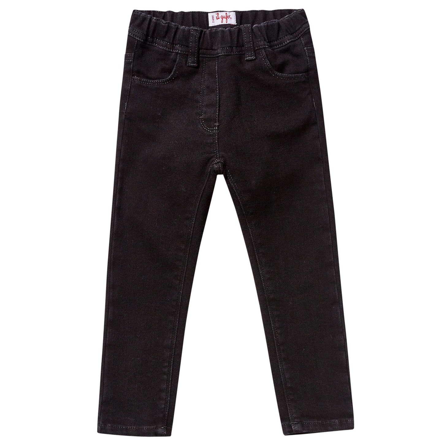 Girls Black Denim Slim Jeans