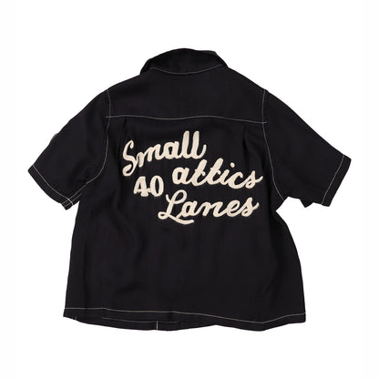 儿童黑色Logo衬衫