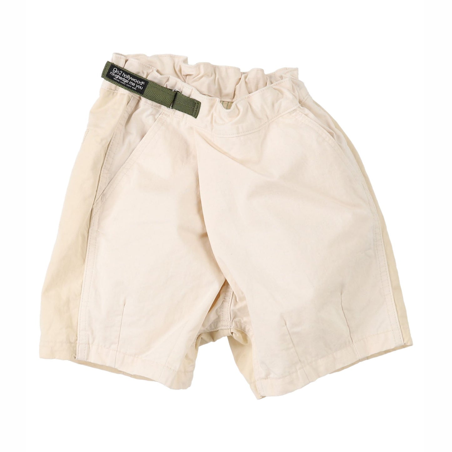 儿童白色棉短裤