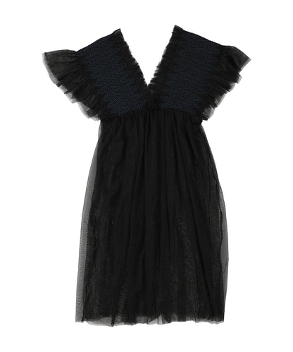 女童黑色连衣裙