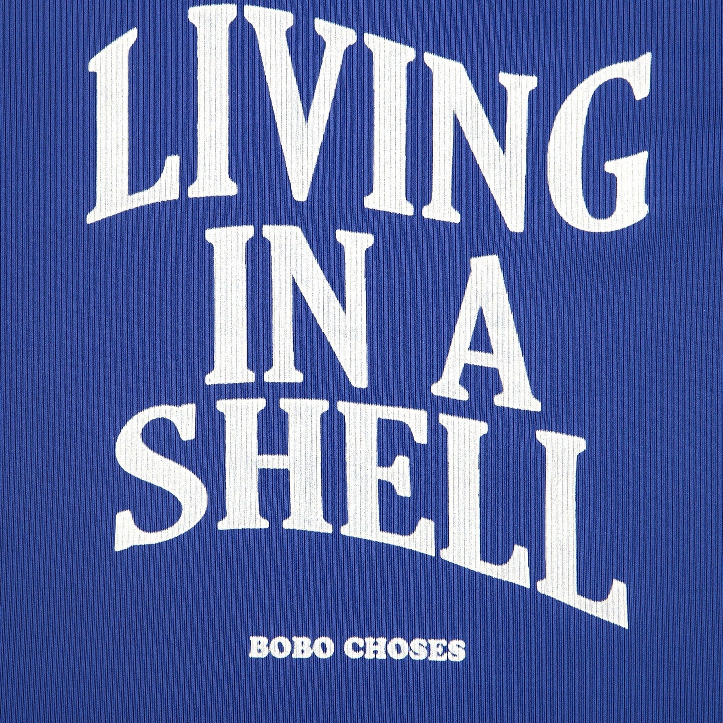 男童蓝色Logo游泳T恤