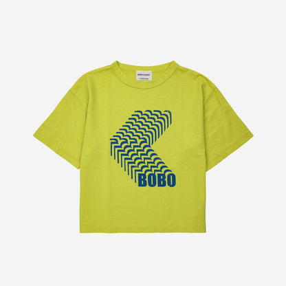 儿童绿色Logo棉T恤