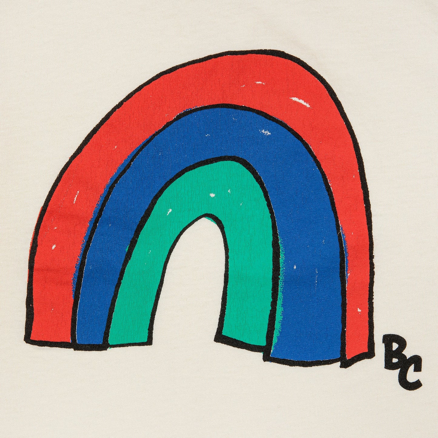 儿童白色印花棉背心