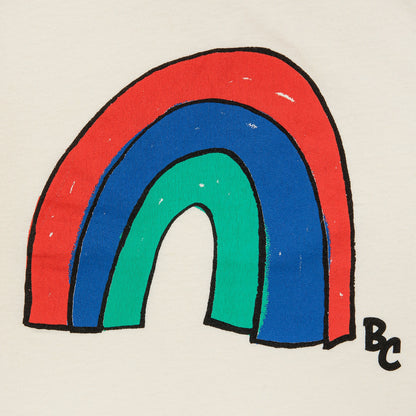 儿童白色印花棉背心