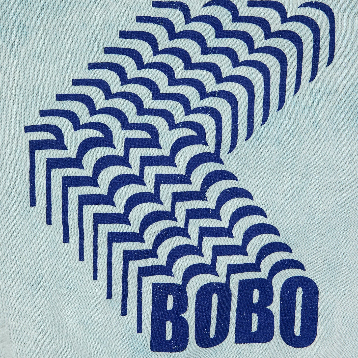 儿童浅蓝色棉卫衣