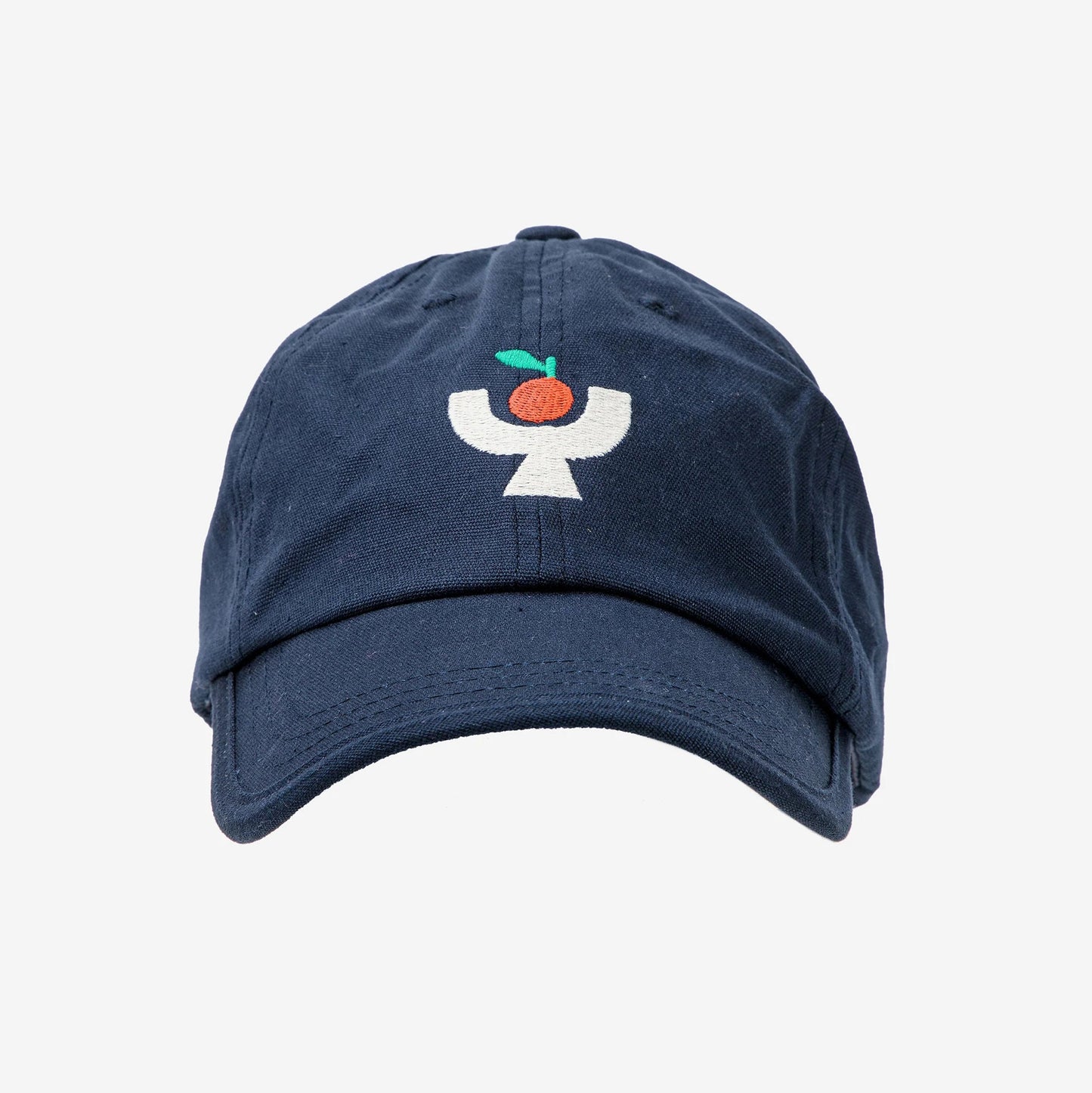 女士蓝色刺绣棒球帽