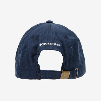 女士蓝色刺绣棒球帽