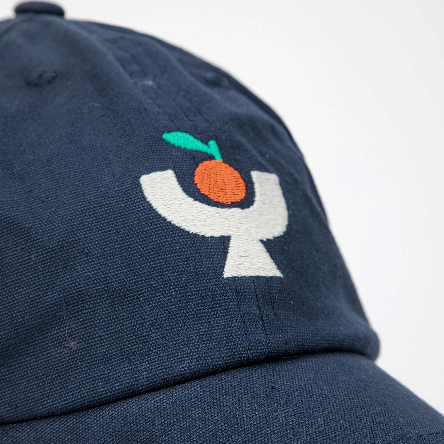 女士蓝色刺绣棒球帽