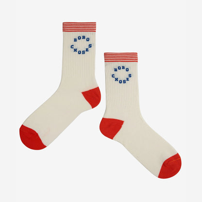 成人款白色棉袜