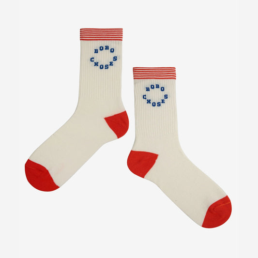 成人款白色棉袜