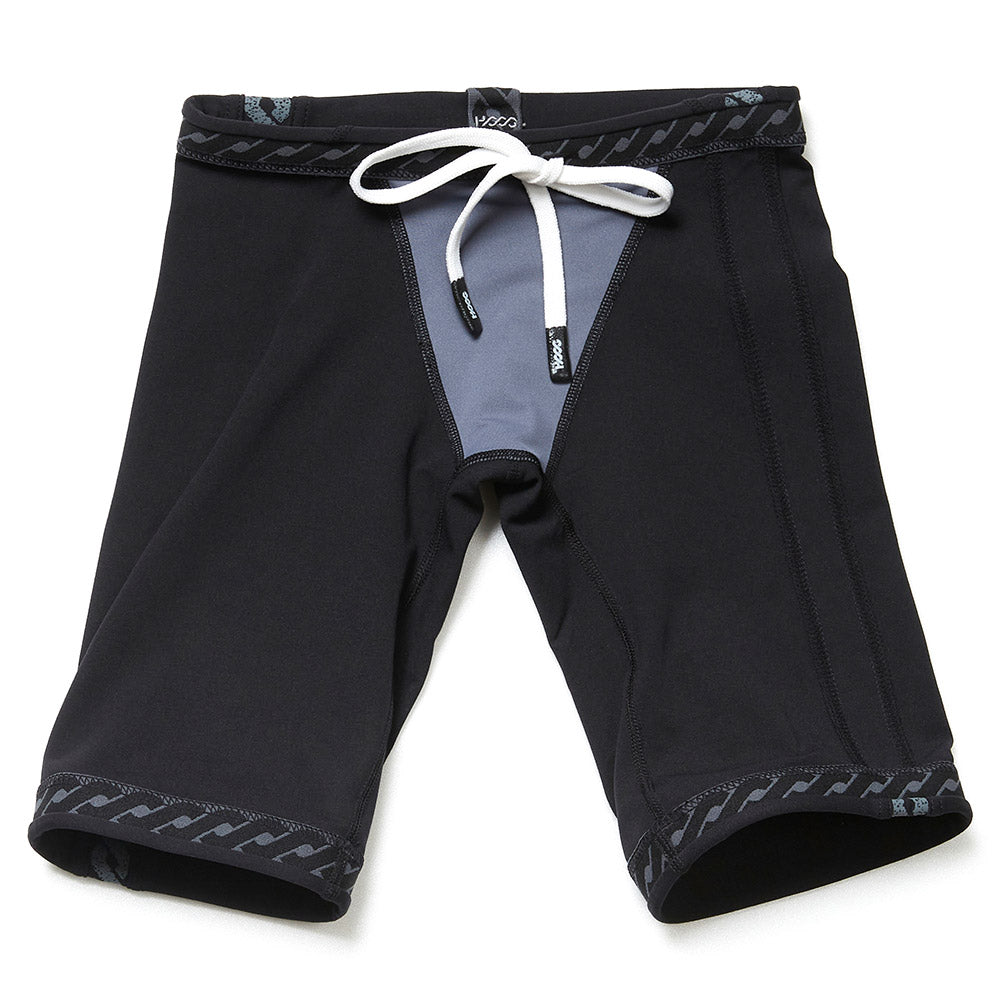 男童黑色专业泳裤