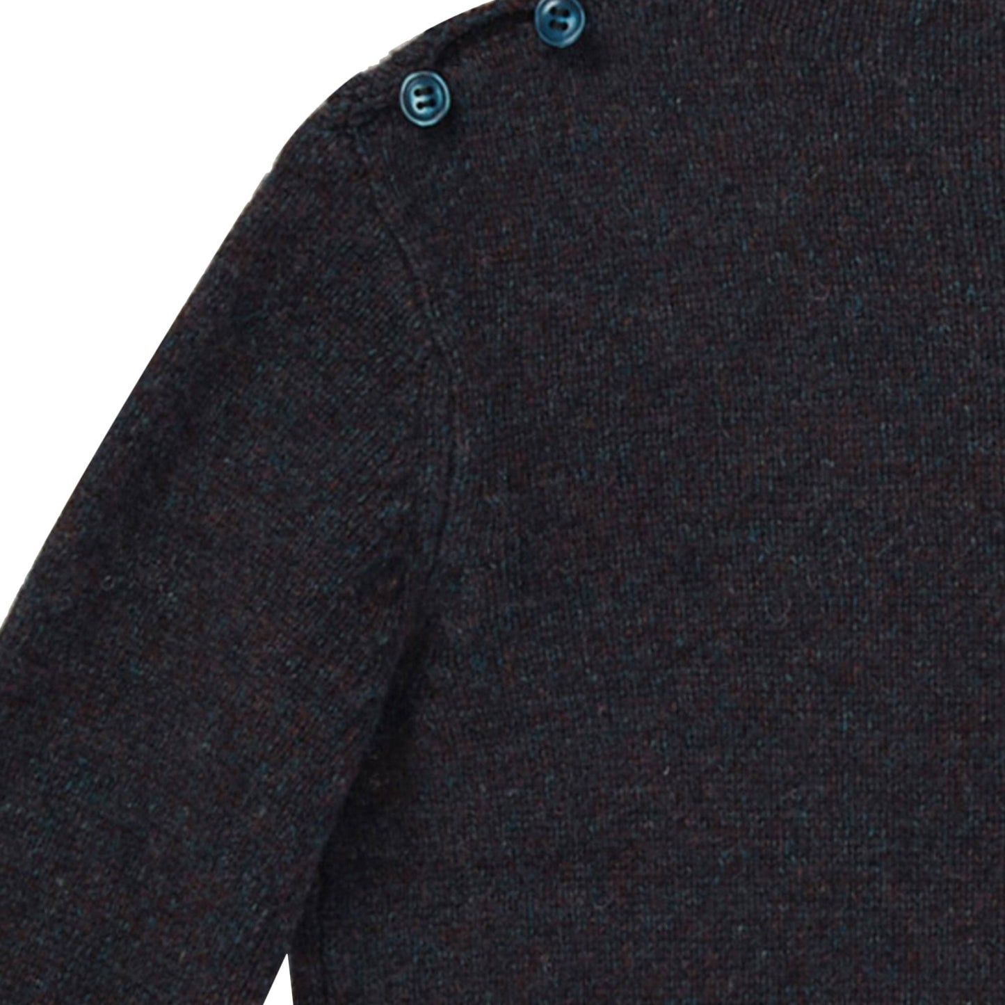 Boys Navy Blue Wool Knitted Sweater
