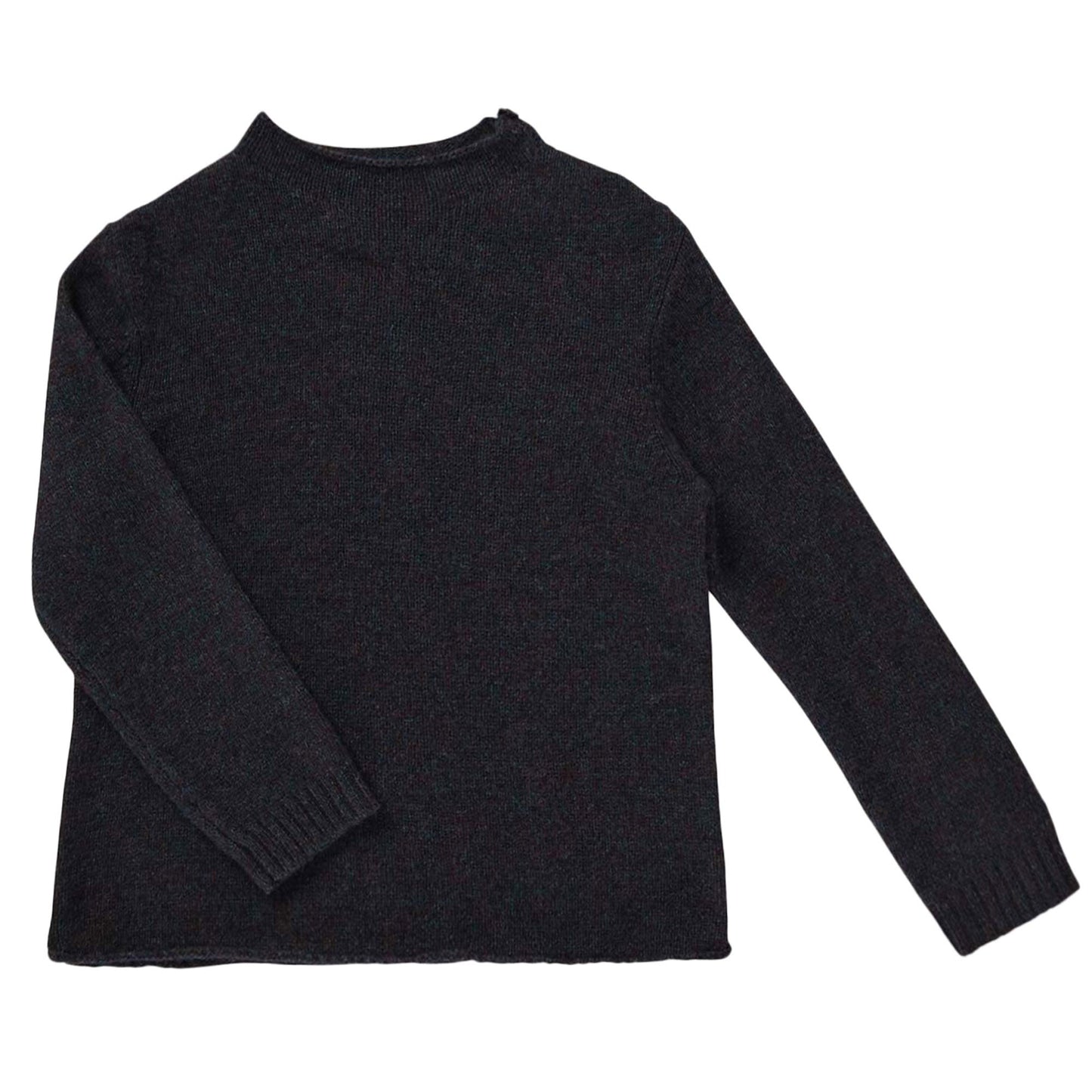 Boys Navy Blue Wool Knitted Sweater