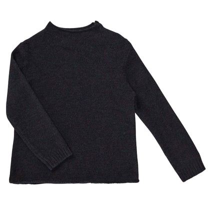 Boys Navy Blue Wool Knitted Sweater