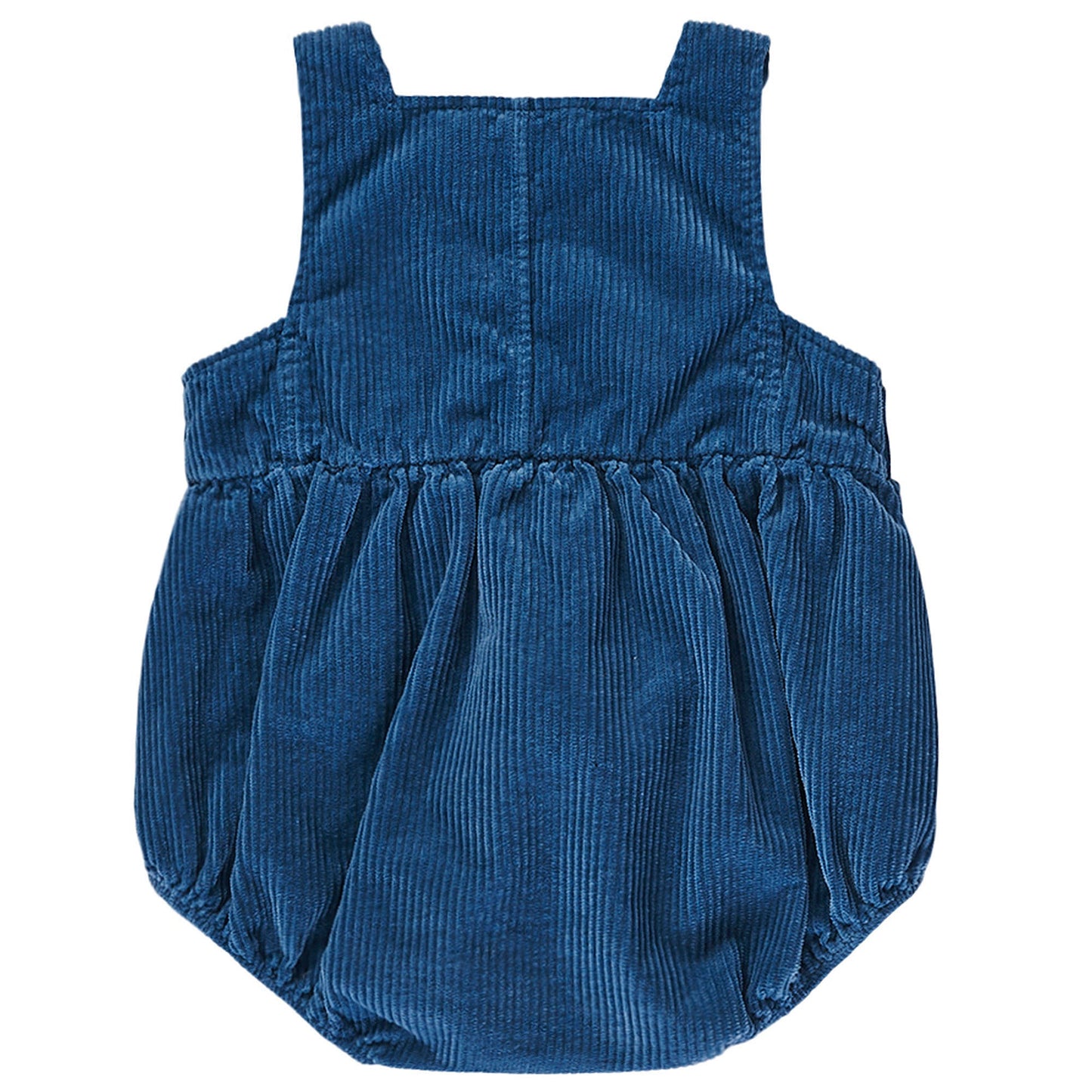 Baby Blue Cotton Woven Bodysuit