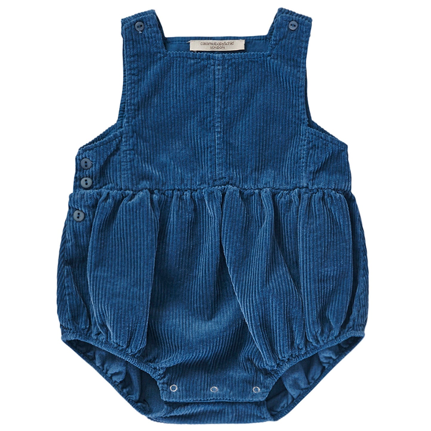 Baby Blue Cotton Woven Bodysuit