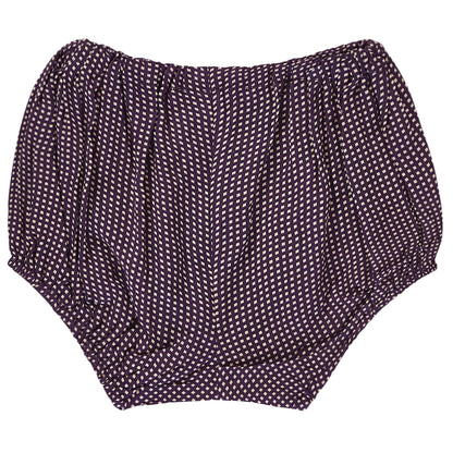 Baby Deep Purple Woven Bloomer