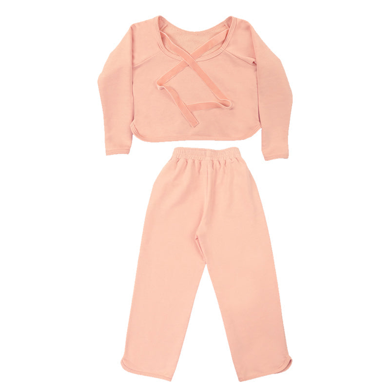 女童粉色芭蕾舞套装