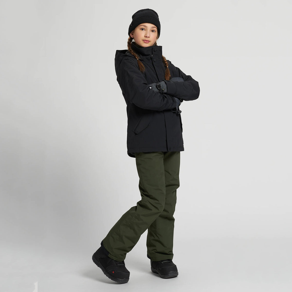 儿童黑色滑雪服